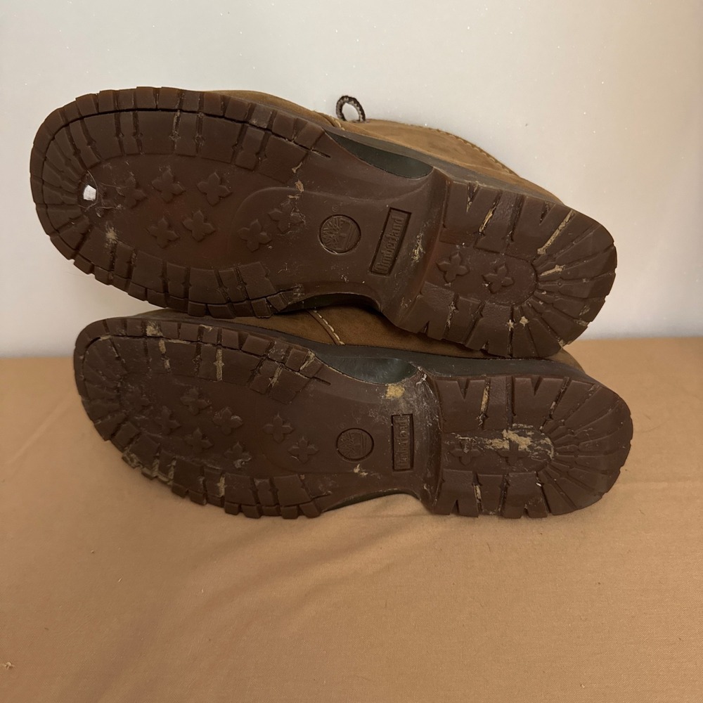 Timberland Derby Mid Boots Women's Size 7W Brown Ankle Lace Up Casual‎ Shoes - Picture 7 of 7